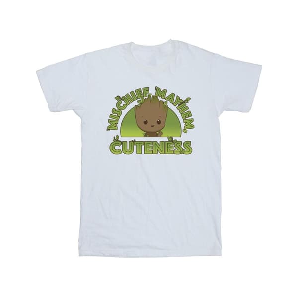 Marvel T-shirt i bomull för flickor - I Am Groot Mischief Mayhem