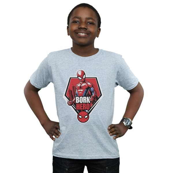 Marvel Boys Spider-Man Born Hero T-Shirt