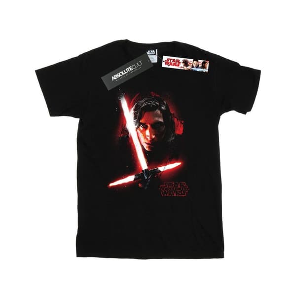 Star Wars Girls The Last Jedi Kylo Ren Brushed Cotton T-Shirt