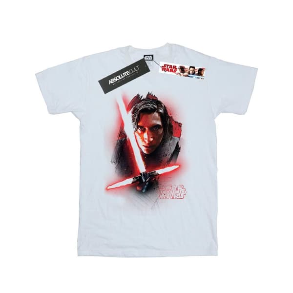 Star Wars Girls The Last Jedi Kylo Ren Brushed Cotton T-Shirt