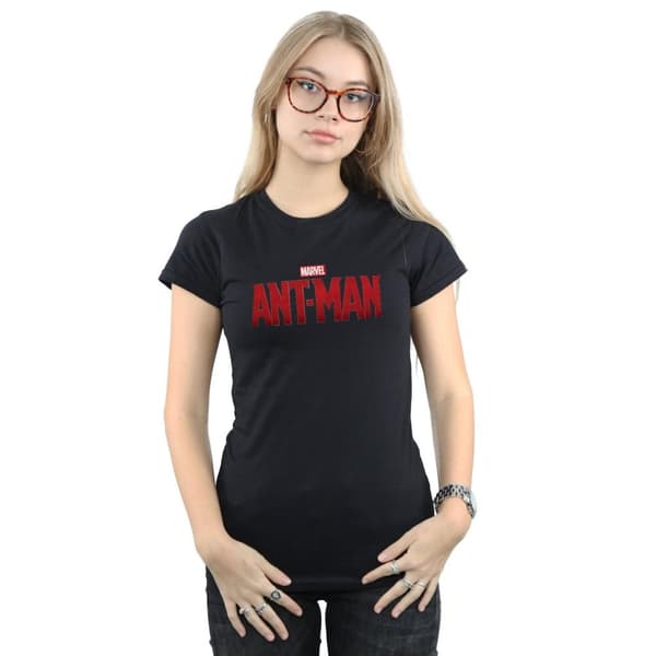 Marvel Womens/Ladies Ant-Man Movie Logo Cotton T-Shirt