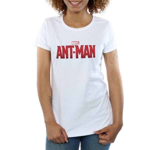 Marvel Womens/Ladies Ant-Man Movie Logo Cotton T-Shirt