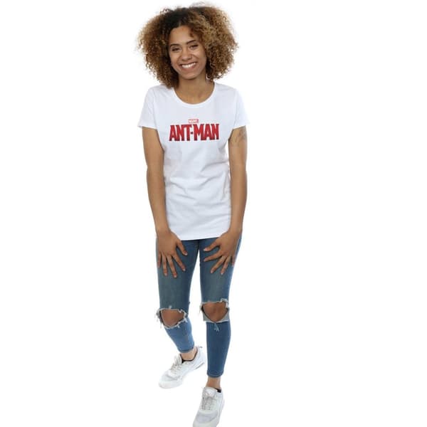 Marvel Womens/Ladies Ant-Man Movie Logo Cotton T-Shirt