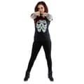 Miniatyrbilde 2 av 4: Star Wars Womens/Ladies Stormtrooper Day Of The Dead Cotton T-Shirt
