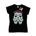 Miniatyrbilde 1 av 4: Star Wars Womens/Ladies Stormtrooper Day Of The Dead Cotton T-Shirt