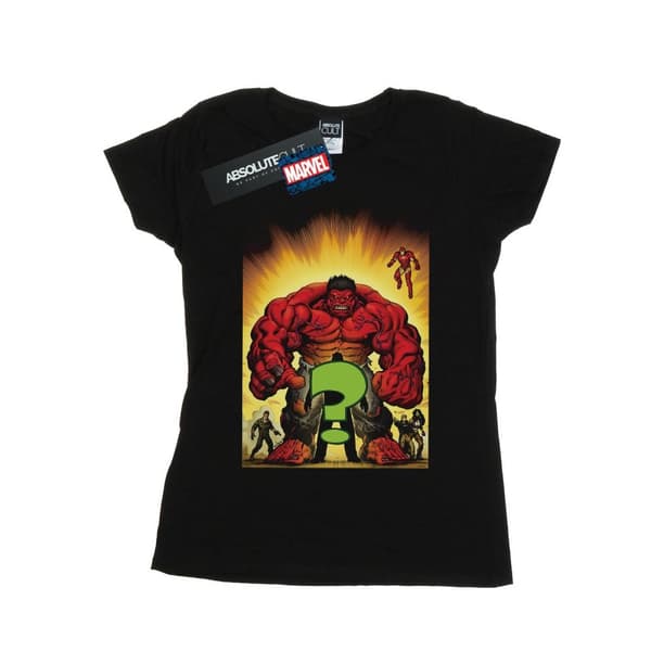 Marvel Womens/Ladies Who Is The Red Hulk Cotton T-Shirt