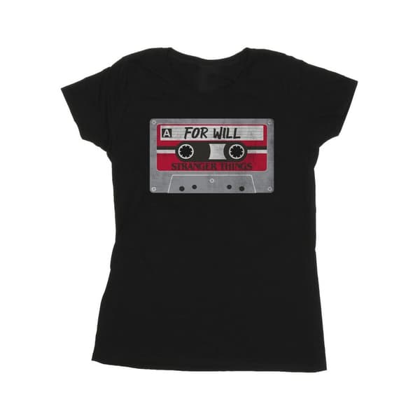 Netflix Stranger Things Cassette For Will - bomulls-T-shirt för damer/damer