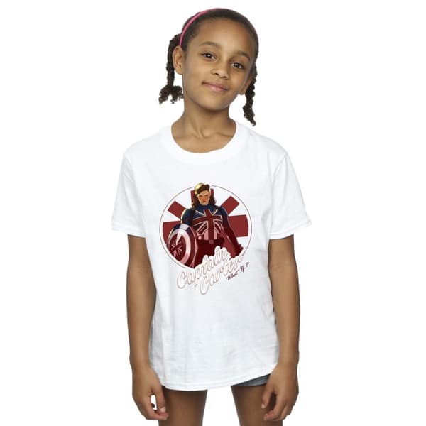 Marvel Girls What If Captain Carter Cotton T-Shirt