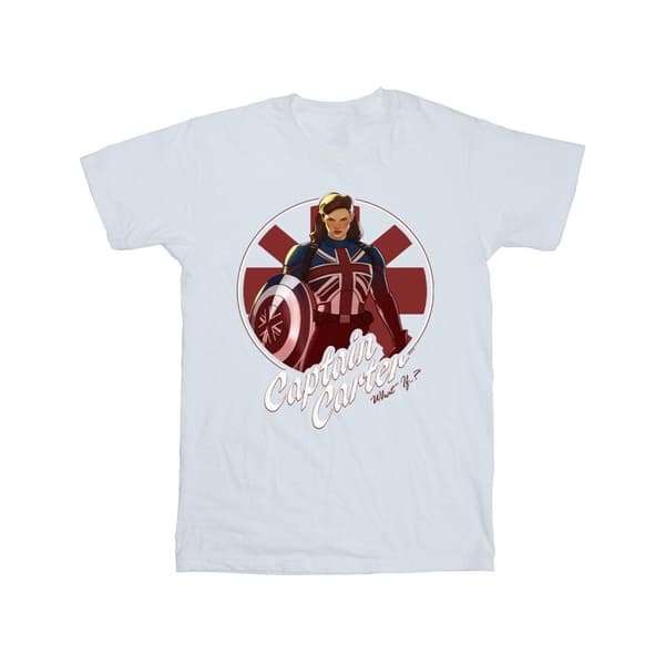 Marvel Girls What If Captain Carter Cotton T-Shirt