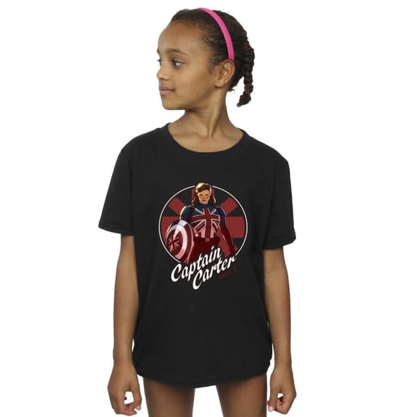 Marvel Girls What If Captain Carter Cotton T-Shirt