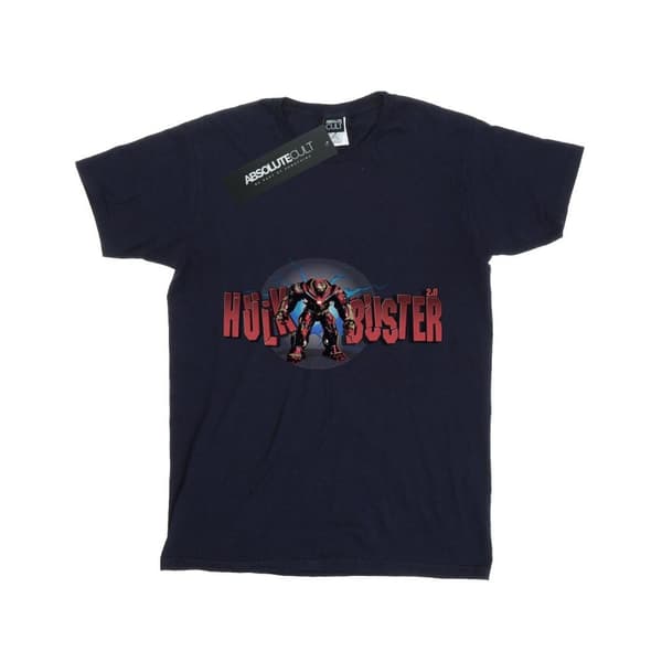 Marvel Boys Avengers Infinity War Hulkbuster 2.0 T-Shirt Navy Blue 12-13 Years
