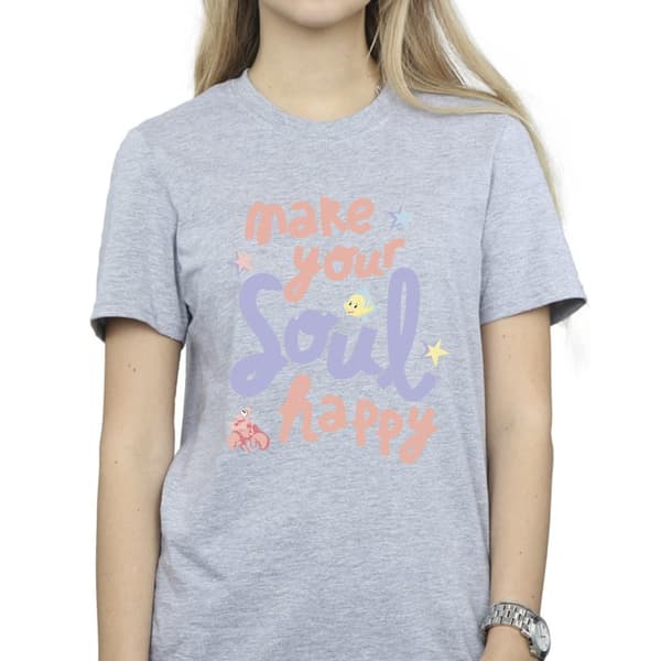 Disney Dam/Tjej Den lilla sjöjungfrun Happy Boyfriend T-shirt i bomull