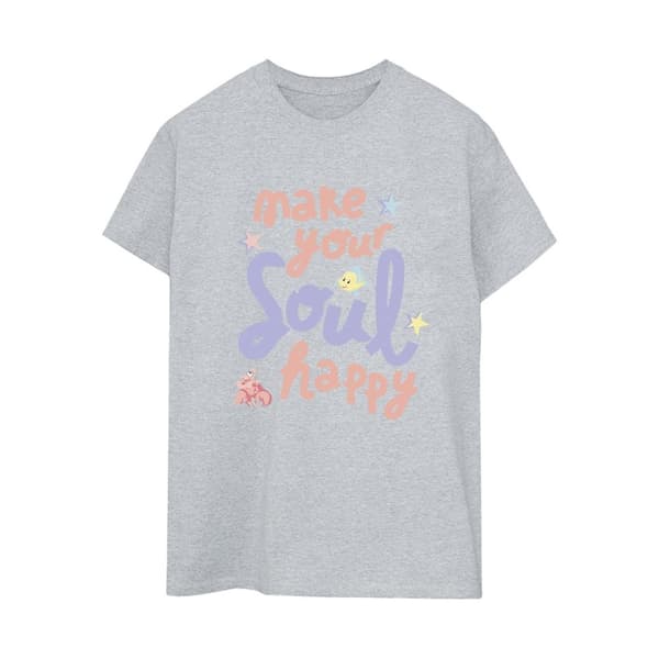 Disney Dam/Tjej Den lilla sjöjungfrun Happy Boyfriend T-shirt i bomull