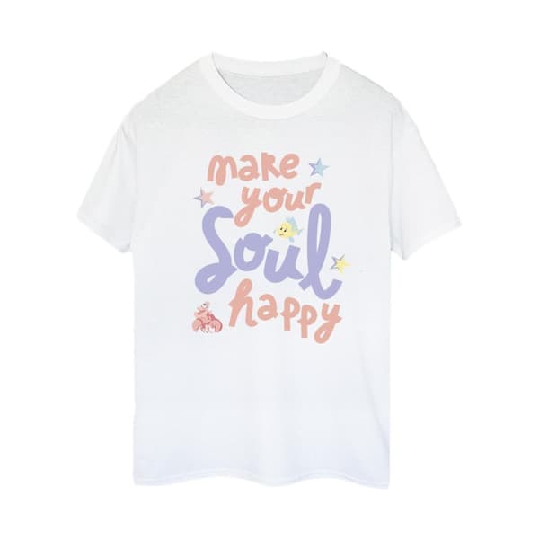 Disney Dam/Tjej Den lilla sjöjungfrun Happy Boyfriend T-shirt i bomull