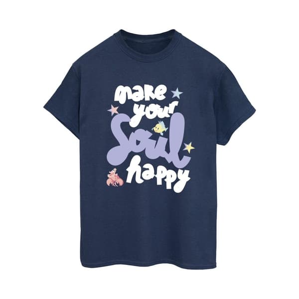 Disney Dam/Tjej Den lilla sjöjungfrun Happy Boyfriend T-shirt i bomull