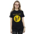 Pikkukuva 2 / 5: Disney Womens/Ladies Peter Pan Moon Silhouettes Cotton Boyfriend T-Shirt
