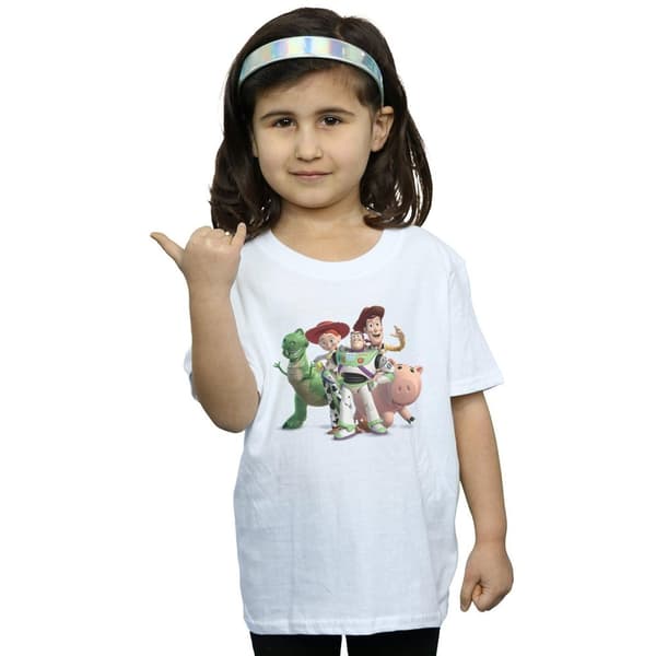 Disney T-shirt i bomull med Toy Story 4-gruppen för flickor