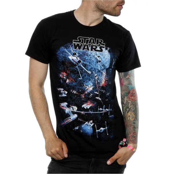 Star Wars Mens Universe Battle T-Shirt