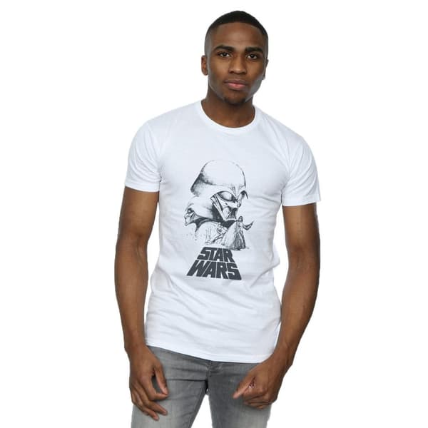 Star Wars Mens Darth Vader Sketch T-Shirt