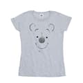 Miniatyrbild 1 av 2: Disney Dam/Tjej Winnie The Pooh Winnie The Pooh Face T-shirt i bomull