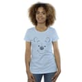 Miniatyrbild 1 av 2: Disney Dam/Tjej Winnie The Pooh Winnie The Pooh Face T-shirt i bomull