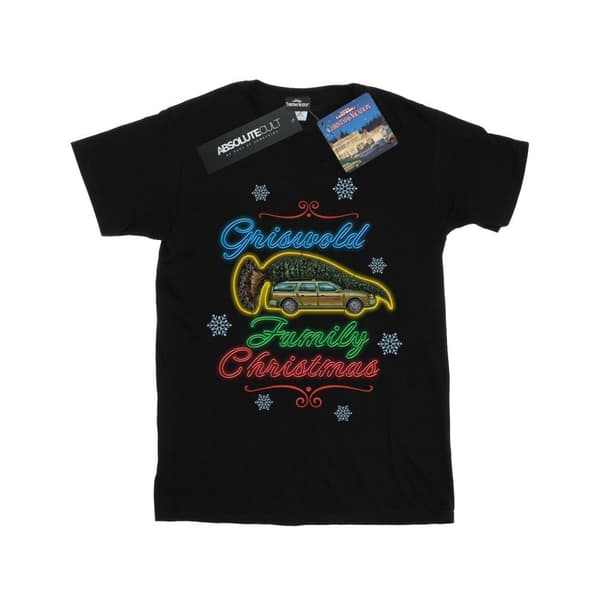 National Lampoon´s Christmas Vacation Womens/Ladies Griswold Family Christmas Cotton Boyfriend T-Shirt