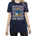 Miniatyrbilde 3 av 5: Disney Womens/Ladies Donald Duck Christmas Fair Isle Cotton Boyfriend T-Shirt