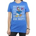Miniatyrbilde 3 av 5: Disney Womens/Ladies Donald Duck Christmas Fair Isle Cotton Boyfriend T-Shirt