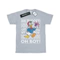 Miniatyrbilde 1 av 5: Disney Womens/Ladies Donald Duck Christmas Fair Isle Cotton Boyfriend T-Shirt