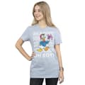 Miniatyrbilde 2 av 5: Disney Womens/Ladies Donald Duck Christmas Fair Isle Cotton Boyfriend T-Shirt