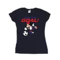 Miniatyrbilde 1 av 3: Disney Womens/Ladies Minnie Mouse Going For Goal Cotton T-Shirt