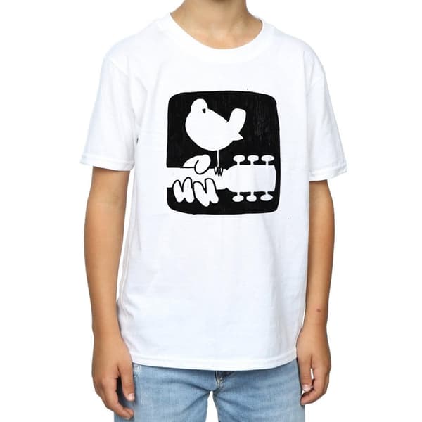Woodstock Boys Guitar Logo T-Shirt