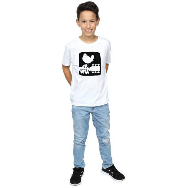 Woodstock Boys Guitar Logo T-Shirt