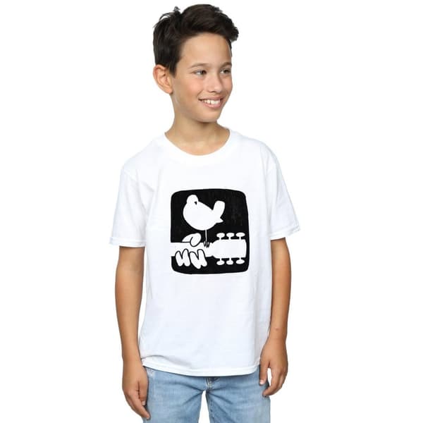 Woodstock Boys Guitar Logo T-Shirt