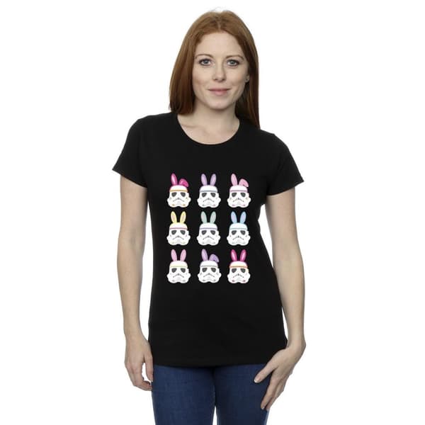 Star Wars Womens/Ladies Stormtrooper Easter Bunnies Cotton T-Shirt