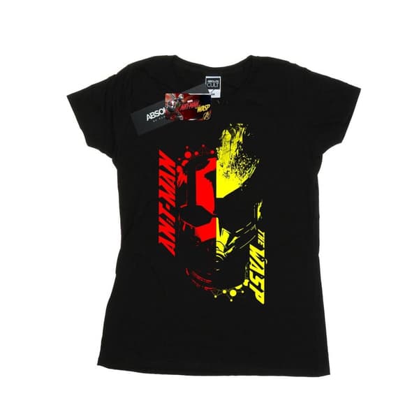 Marvel Womens/Ladies Ant-Man And The Wasp Split Face Cotton T-Shirt