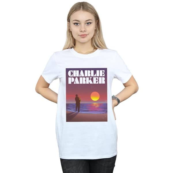 Charlie Parker Womens/Ladies Into The Sunset Cotton Boyfriend T-Shirt