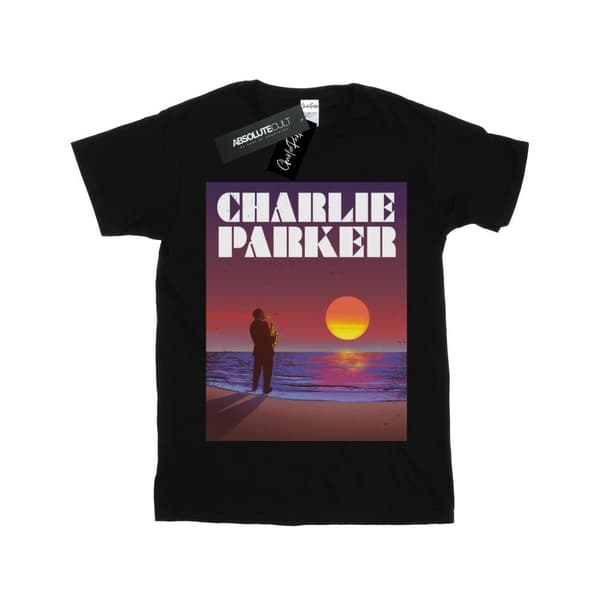 Charlie Parker Dam/Tjej Into The Sunset Boyfriend-T-shirt i bomull