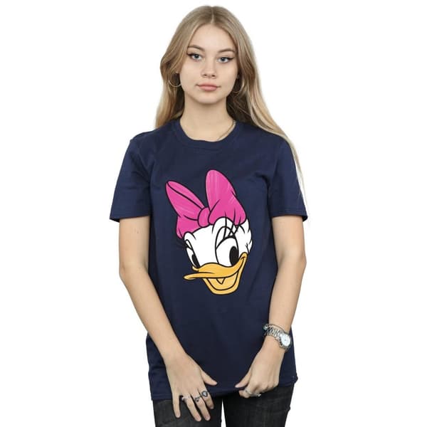 Disney Dam/dam Daisy Duck Head - pojkvänströja i målad bomull