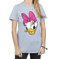 Miniatyrbild 3 av 5: Disney Dam/dam Daisy Duck Head - pojkvänströja i målad bomull