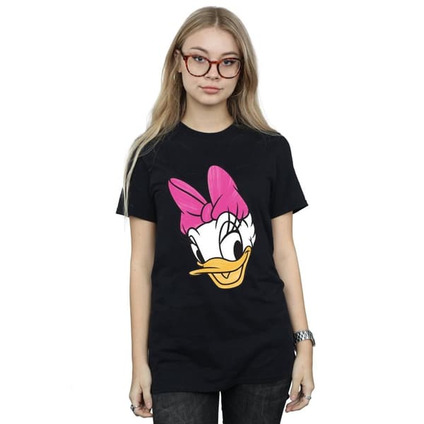 Disney Dam/dam Daisy Duck Head - pojkvänströja i målad bomull