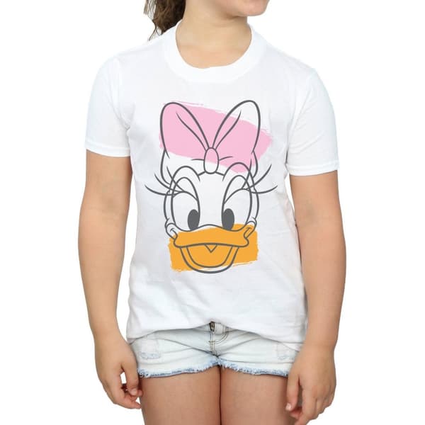 Disney Daisy Duck Head T-shirt i bomull för flickor