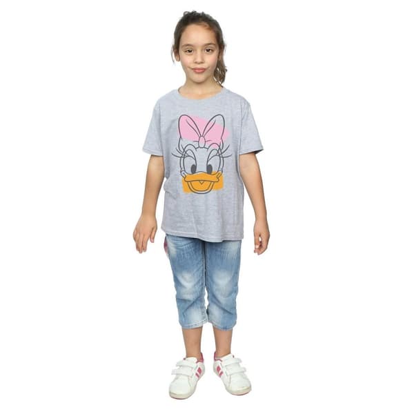 Disney Daisy Duck Head T-shirt i bomull för flickor