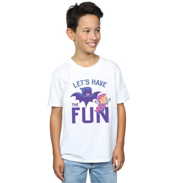 DC Comics Boys Teen Titans Go Let´s Have The Fun T-Shirt