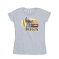 Miniatyrbild 1 av 2: Disney Dam/Tjej Lilo And Stitch Bitten Surfboard Bomulls-T-shirt