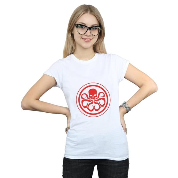 Marvel Womens/Ladies Hydra Logo Cotton T-Shirt