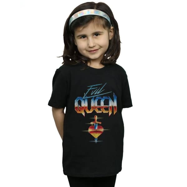 Disney Girls Evil Queen Heart Cotton T-Shirt
