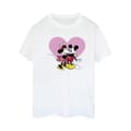 Miniatyrbild 1 av 3: Disney Dam/Tjej Musse Pigg Kärleksspråk Bomull Boyfriend T-shirt