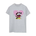 Miniatyrbild 1 av 3: Disney Dam/Tjej Musse Pigg Kärleksspråk Bomull Boyfriend T-shirt