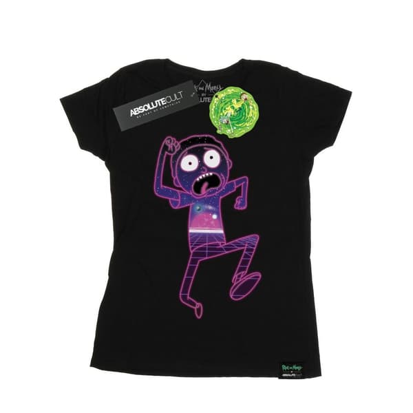 Rick And Morty Womens/Ladies Multiverse Run Cotton T-Shirt